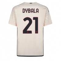AS Roma Paulo Dybala #21 Bortatröja 2023-24 Kortärmad